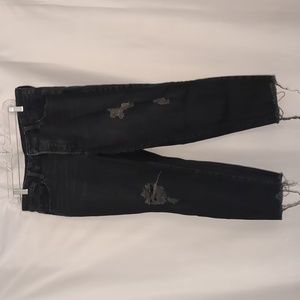 Old Navy Women’s High-Rise O.G. Straight Jeans - Black, Size 14 Petite